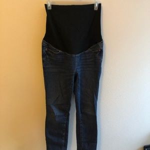 Loft full panel skinny maternity jeans.